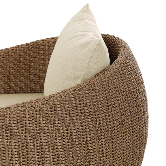 Maven Outdoor Swivel Chair - Faux Dark Hyacinth