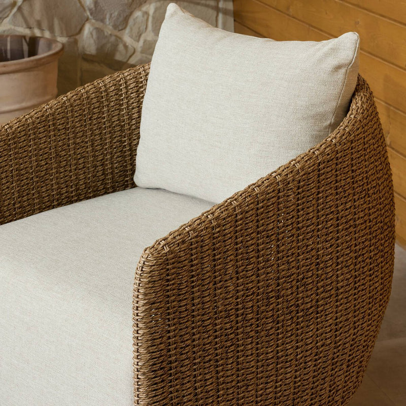 Maven Outdoor Swivel Chair - Faux Dark Hyacinth
