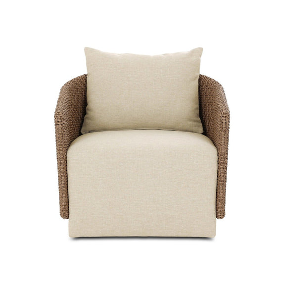 Maven Outdoor Swivel Chair - Faux Dark Hyacinth