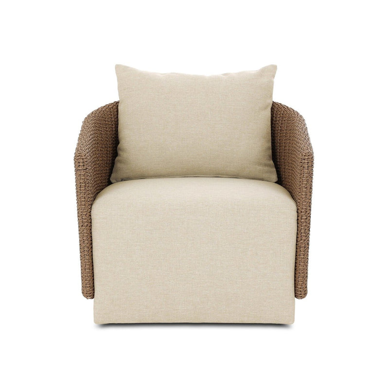 Maven Outdoor Swivel Chair - Faux Dark Hyacinth