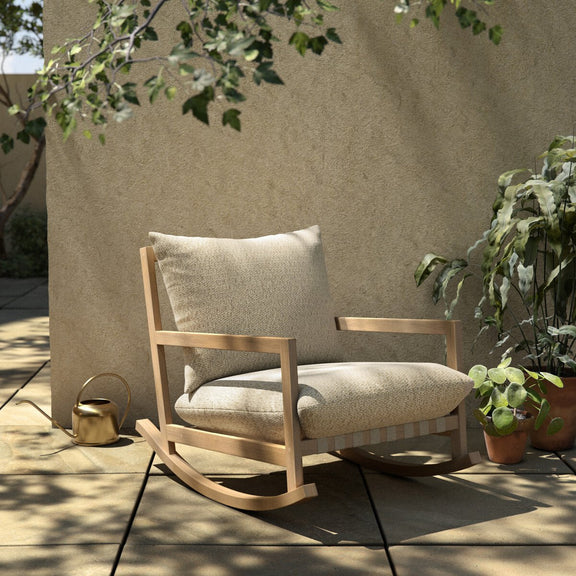Aiken Outdoor Rocking Chair - Faye Sand
