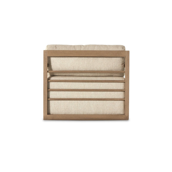 Stroud Outdoor Swivel Chair - Washed Brown-fsc