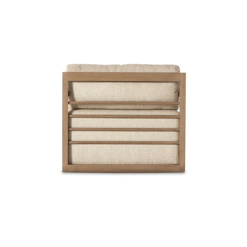 Stroud Outdoor Swivel Chair - Washed Brown-fsc