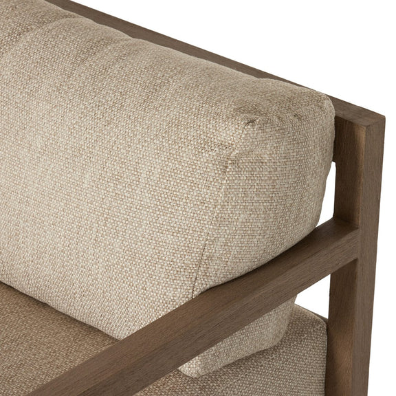 Stroud Outdoor Swivel Chair - Washed Brown-fsc