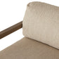 Stroud Outdoor Swivel Chair - Washed Brown-fsc