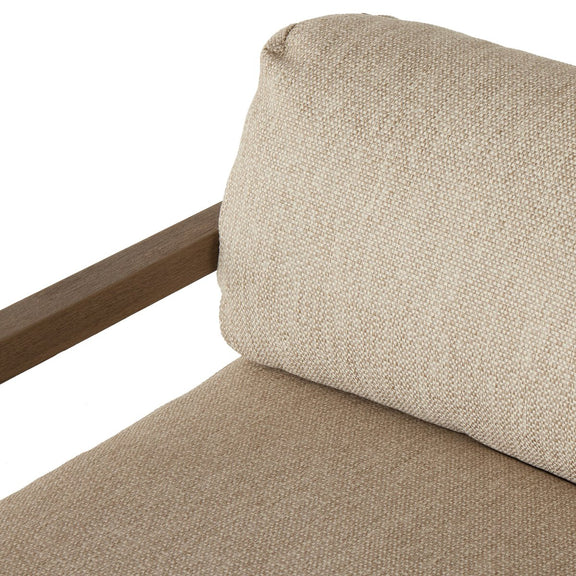 Stroud Outdoor Swivel Chair - Washed Brown-fsc