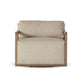 Stroud Outdoor Swivel Chair - Washed Brown-fsc