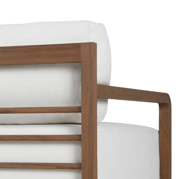 Stroud Outdoor Swivel Chair - Stained Toasted Brown-fsc