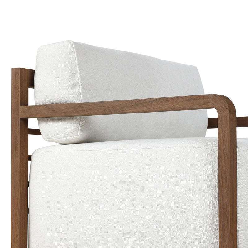 Stroud Outdoor Swivel Chair - Stained Toasted Brown-fsc