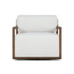 Stroud Outdoor Swivel Chair - Stained Toasted Brown-fsc