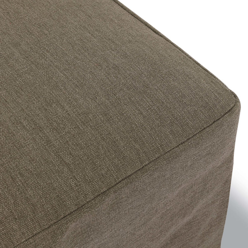 Laskin Outdoor Ottoman - Alessi Fawn