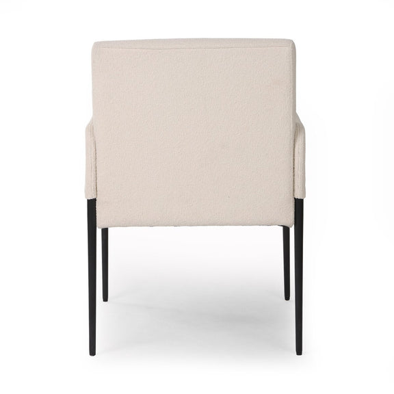 Brickel Dining Armchair - Fiqa Boucle Light Taupe