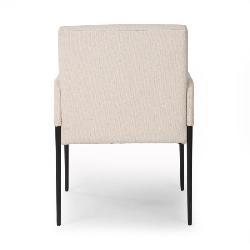 Brickel Dining Armchair - Fiqa Boucle Light Taupe