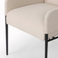 Brickel Dining Armchair - Fiqa Boucle Light Taupe