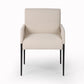Brickel Dining Armchair - Fiqa Boucle Light Taupe