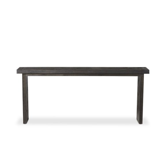 Warby Console Table - Worn Black Veneer