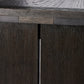 Warby Console Table - Worn Black Veneer
