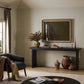 Warby Console Table - Worn Black Veneer