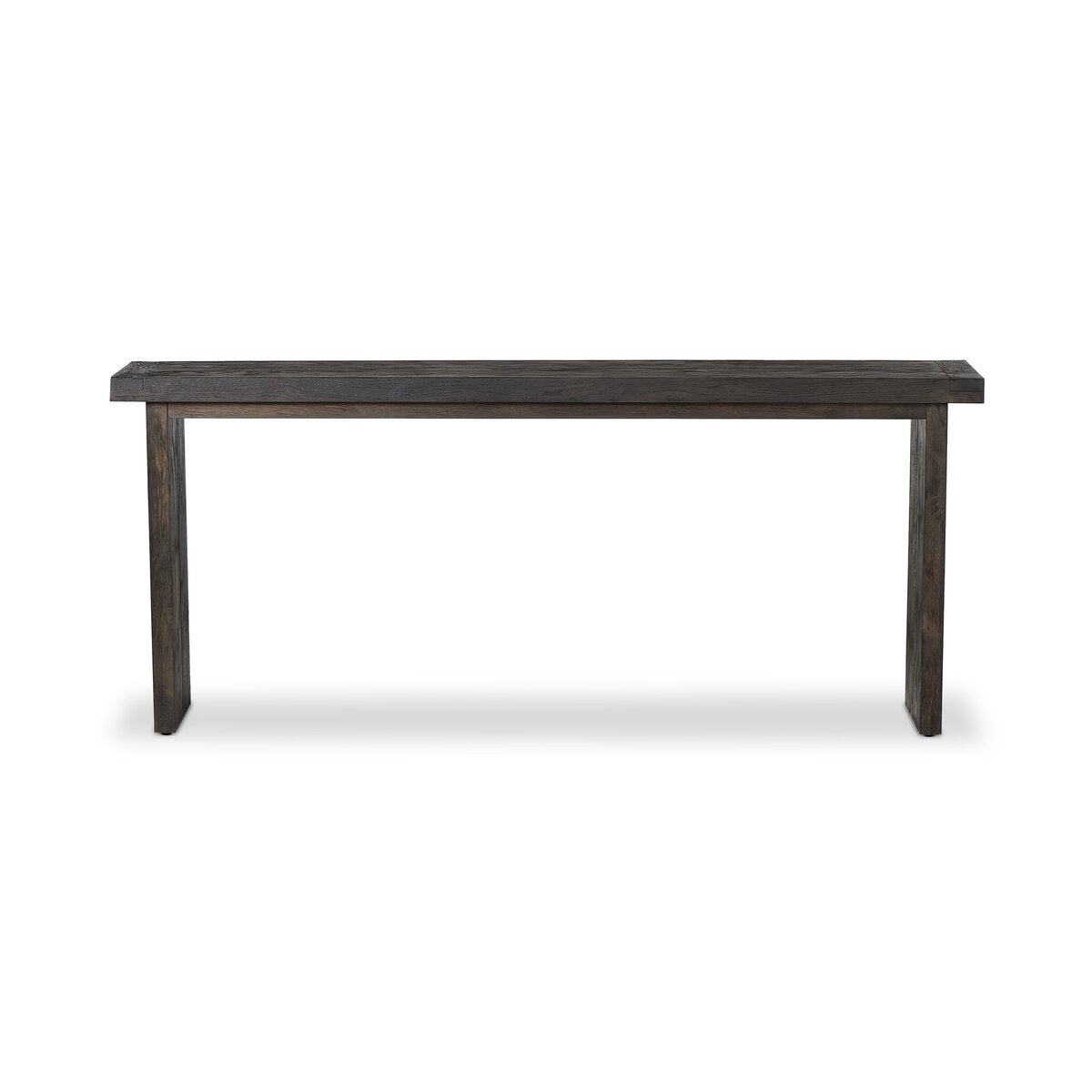 Warby Console Table - Worn Black Veneer