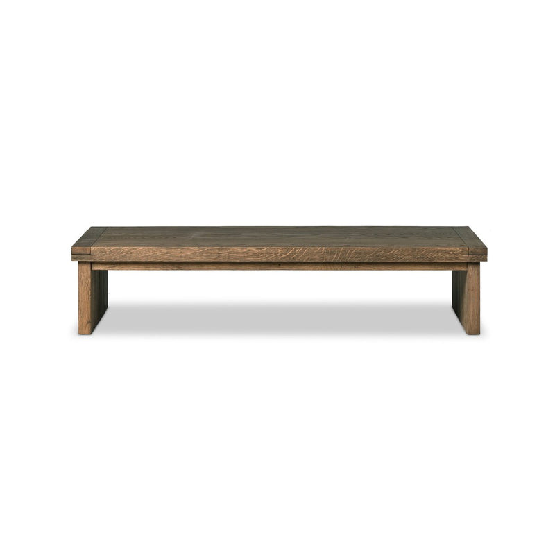 Warby Coffee Table - Worn Oak Veneer