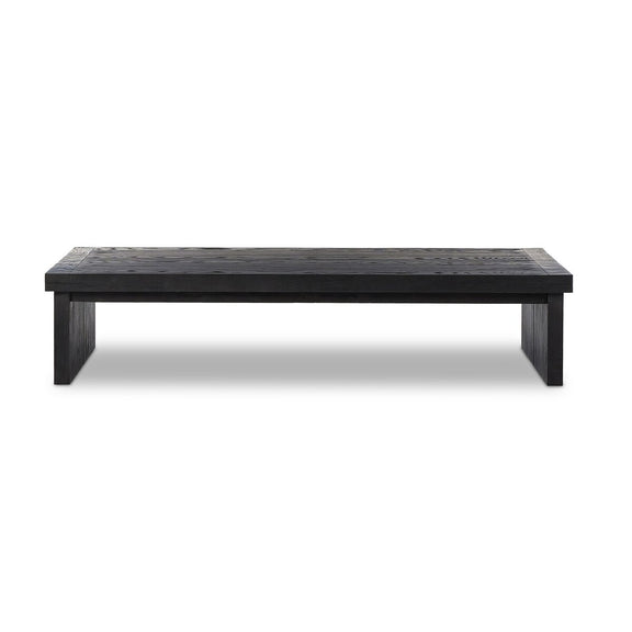 Warby Coffee Table - Worn Black Veneer