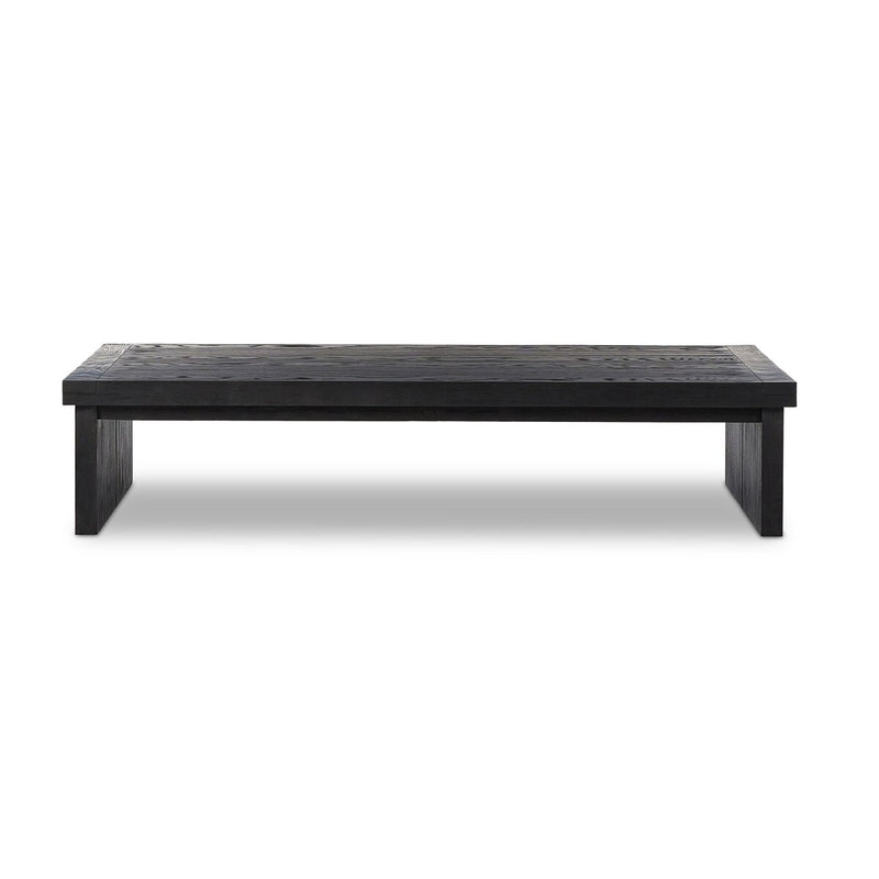 Warby Coffee Table - Worn Black Veneer
