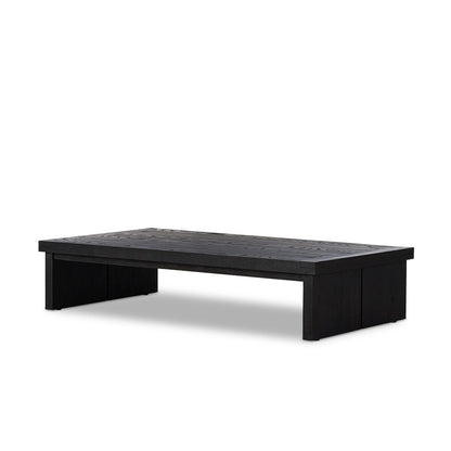 Warby Coffee Table - Worn Black Veneer
