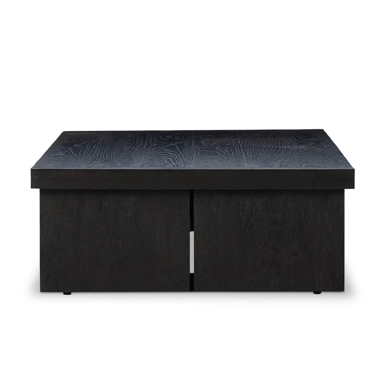 Warby Coffee Table - Worn Black Veneer