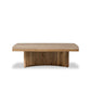 Brinton Square Coffee Table - Rustic Oak Veneer