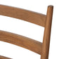 Ladder Back Outdoor Dining Chair - Stained Toasted Brown