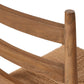 Ladder Back Outdoor Dining Chair - Stained Toasted Brown