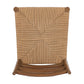 Ladder Back Outdoor Dining Chair - Stained Toasted Brown