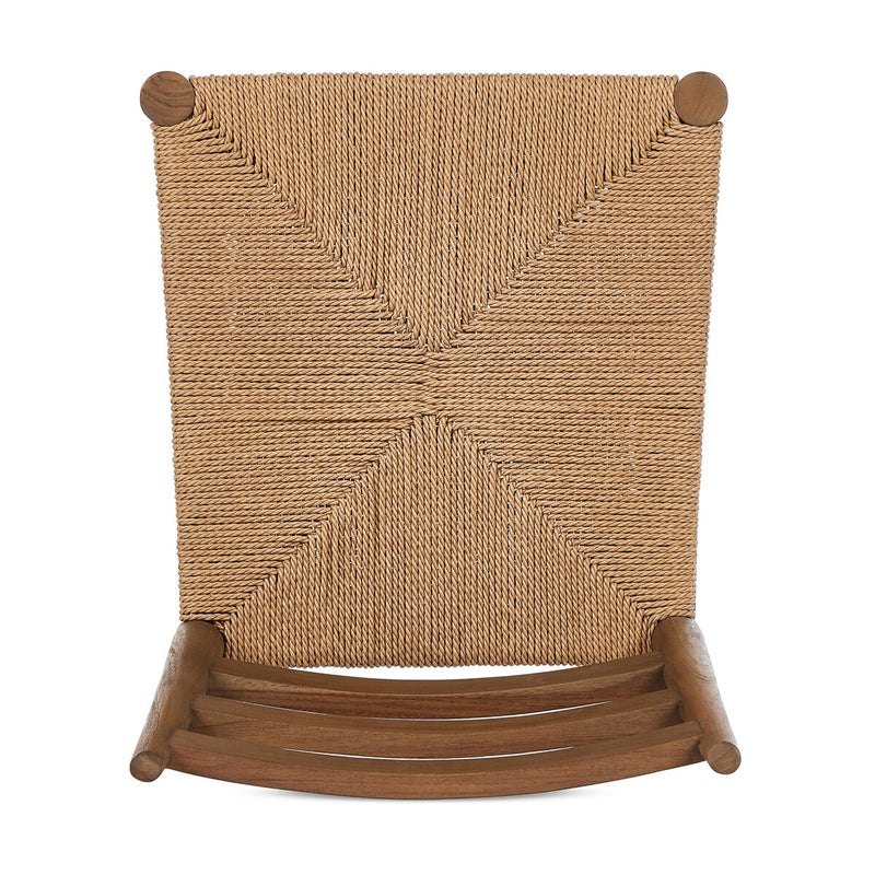Ladder Back Outdoor Dining Chair - Stained Toasted Brown