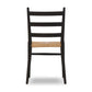 Ladder Back Outdoor Dining Chair - Aged Ebony Teak