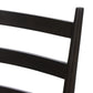 Ladder Back Outdoor Dining Chair - Aged Ebony Teak