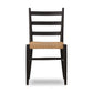 Ladder Back Outdoor Dining Chair - Aged Ebony Teak