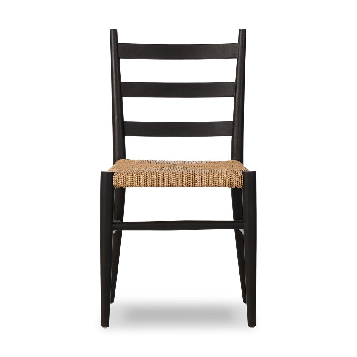 Ladder Back Outdoor Dining Chair - Aged Ebony Teak