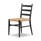 Ladder Back Outdoor Dining Chair - Aged Ebony Teak