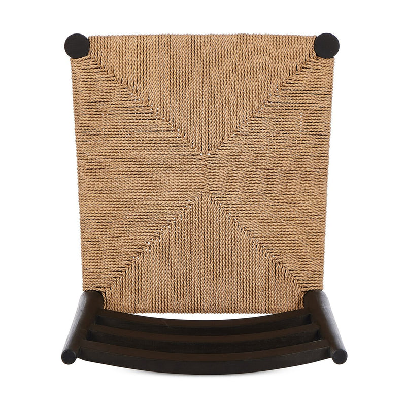 Ladder Back Outdoor Dining Chair - Aged Ebony Teak