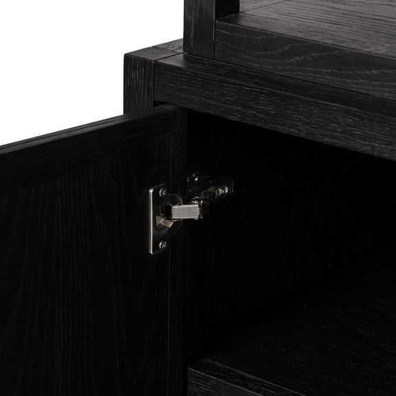 Hopkins Bookcase - Brushed Ebony Oak