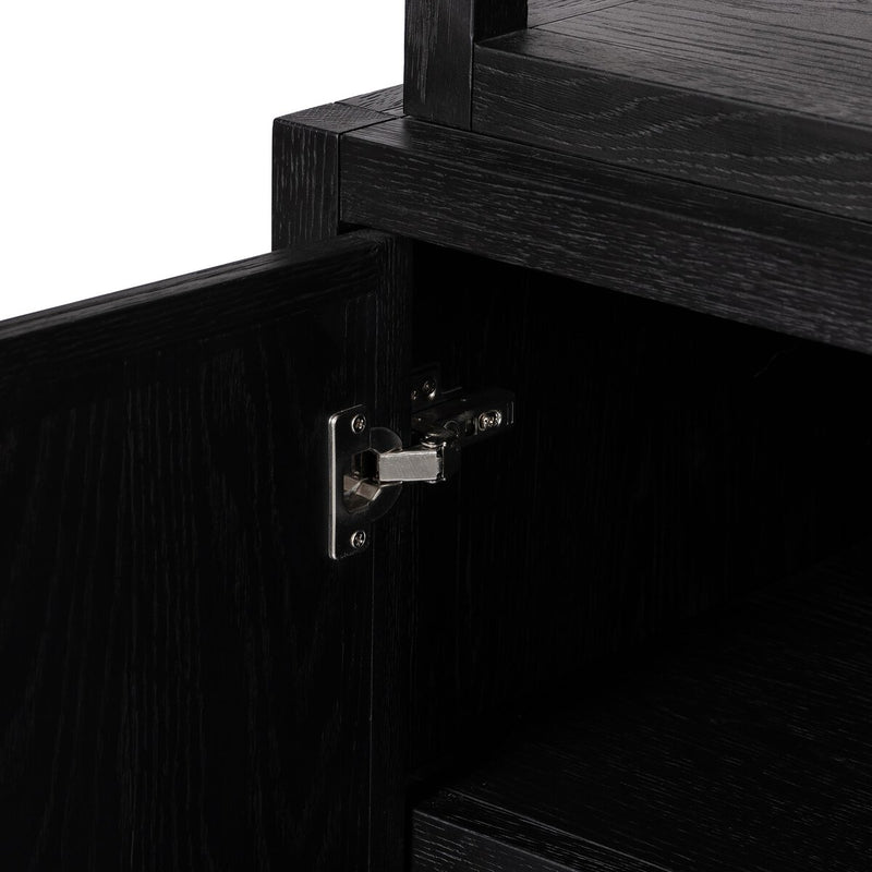 Hopkins Bookcase - Brushed Ebony Oak