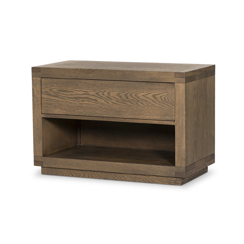 Warby Nightstand - Worn Oak Veneer