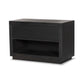 Warby Nightstand - Worn Black Oak Veneer