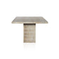 Kelby Dining Table - Light Wash Carved Mango