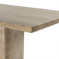 Kelby Dining Table - Light Wash Carved Mango