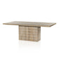 Kelby Dining Table - Light Wash Carved Mango