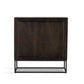 Kelby Bar Cabinet - Carved Vintage Brown