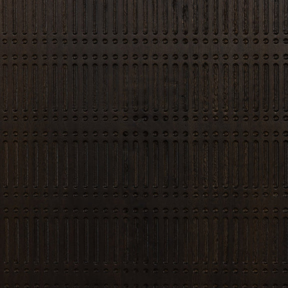 Kelby Bar Cabinet - Carved Vintage Brown