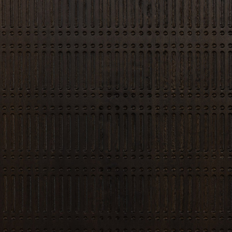 Kelby Bar Cabinet - Carved Vintage Brown