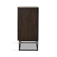 Kelby Bar Cabinet - Carved Vintage Brown